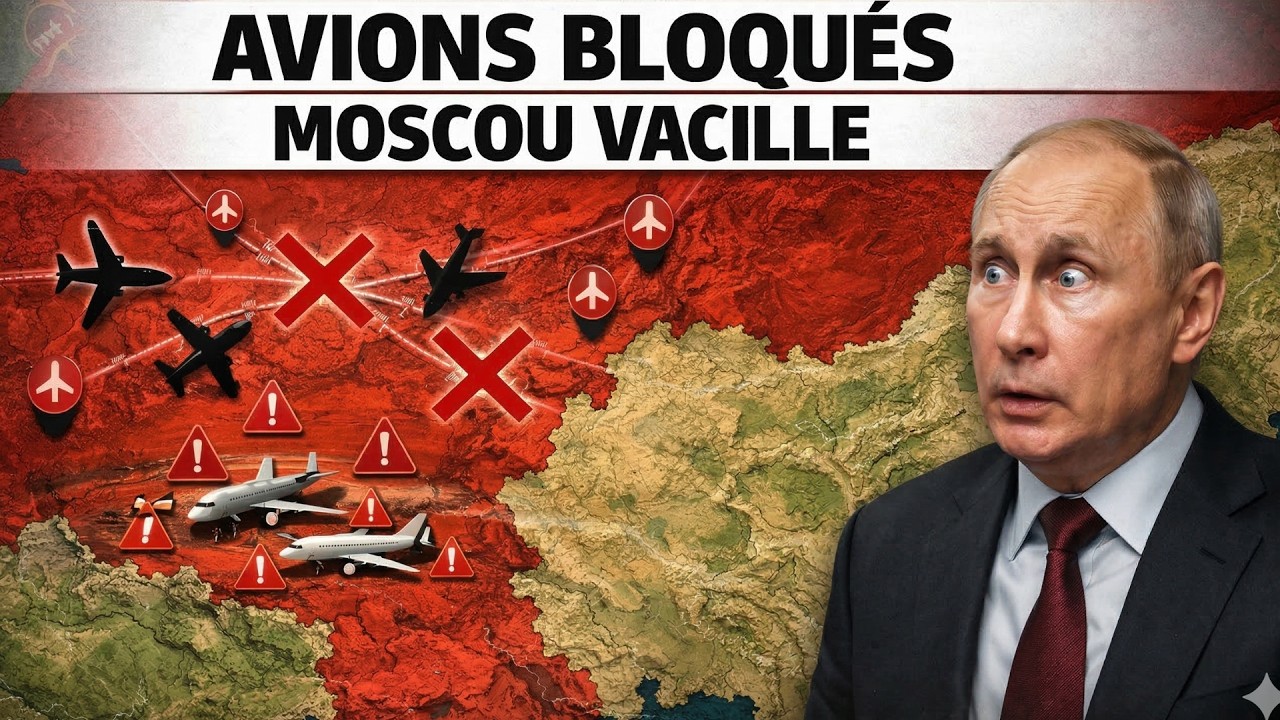 ALERTE! Le ciel de Moscou se vide… et des centaines d’avions restent au sol