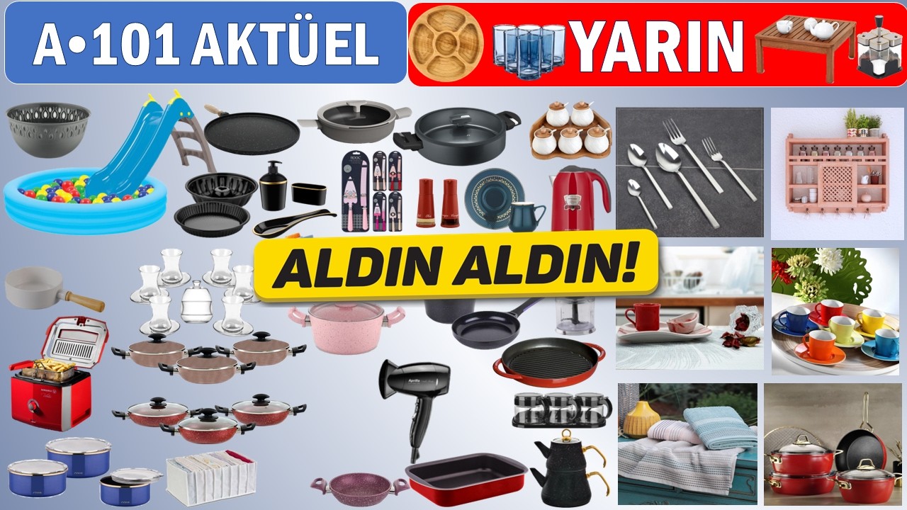 A101 9 Mart 2026 Aktüel Ürünler Kataloğu | Çeyizlik Ürünler & Mutfak Gereçleri | Beklenen Ürünler