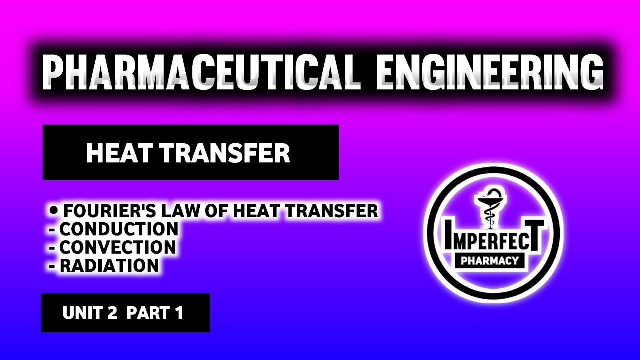 Heat Transfer | Fourier's Law Of Heat Transfer | Conduction | Convection | Radiation | B Pharmacy