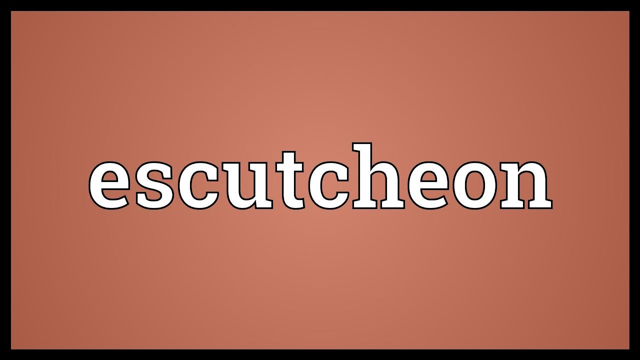Escutcheon Meaning