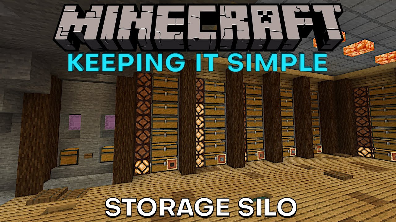 Storage Silo | Minecraft Keeping It Simple