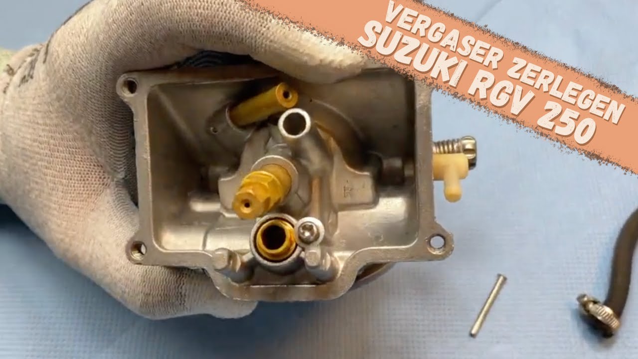 Vergaser Suzuki RGV250 zerlegen, vom Vergaseronkel