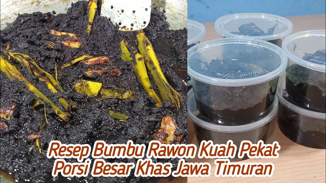 Resep Bumbu Rawon untuk 10KG Daging Cocok untuk Hajatan,Ide Jualan&Stok Dirumah