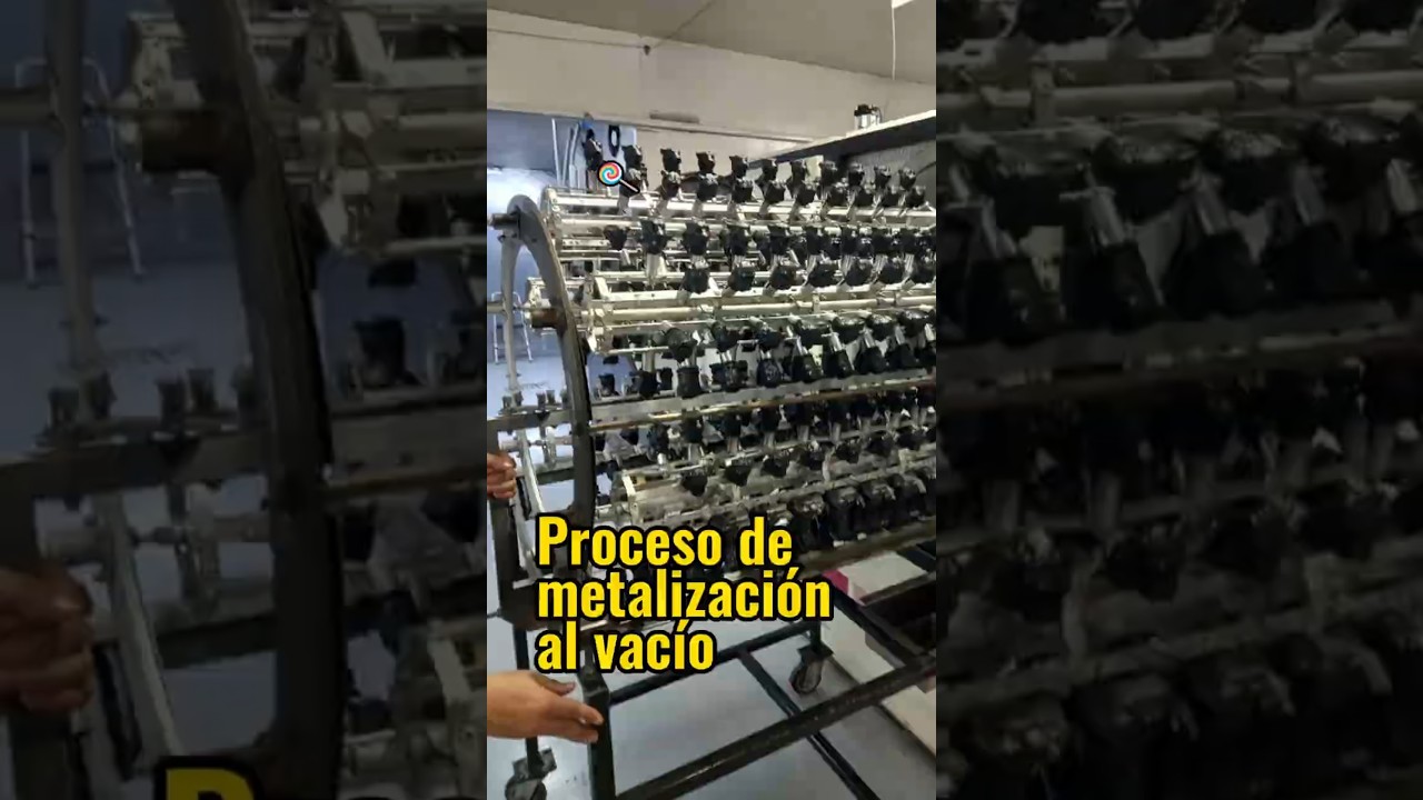 Proceso de metalización al vacío