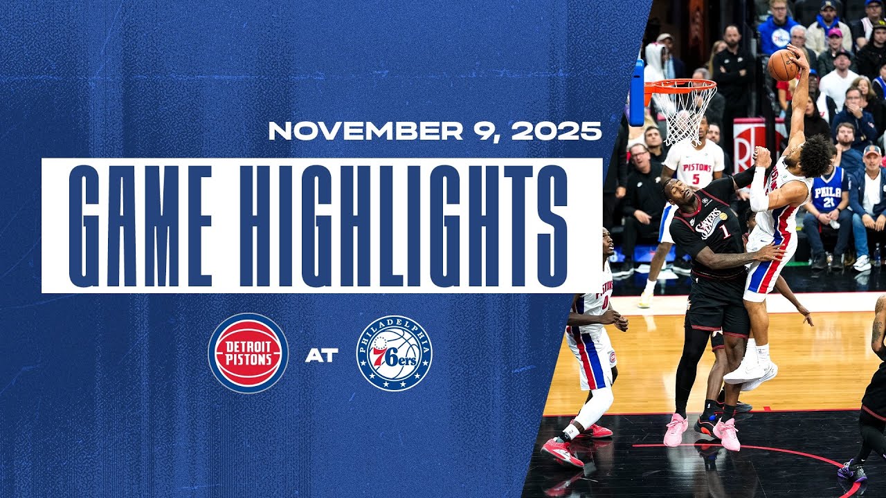 Pistons Extend Win Streak to SIX | Highlights vs Philadelphia 76ers #nba #pistons