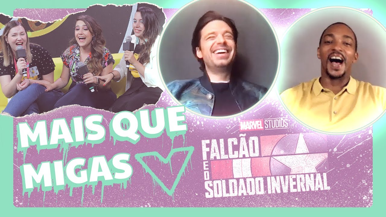 SEBASTIAN STAN e ANTHONY MACKIE: Brasil, palavrão e migas l EntreMigas EntreVista