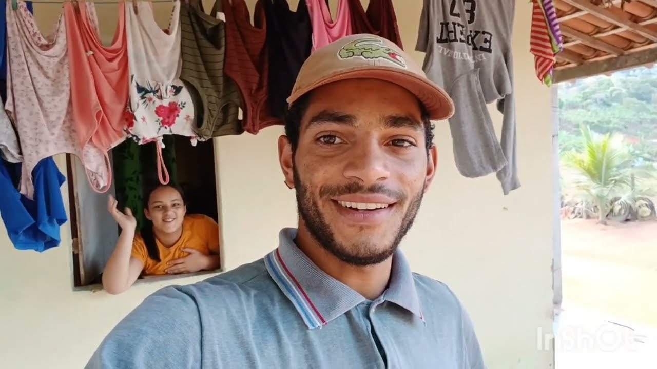 Dia no sítio com Joyce🥰 + u pessoal foi na minha orta de coentro🙌fazer a visita 🫡