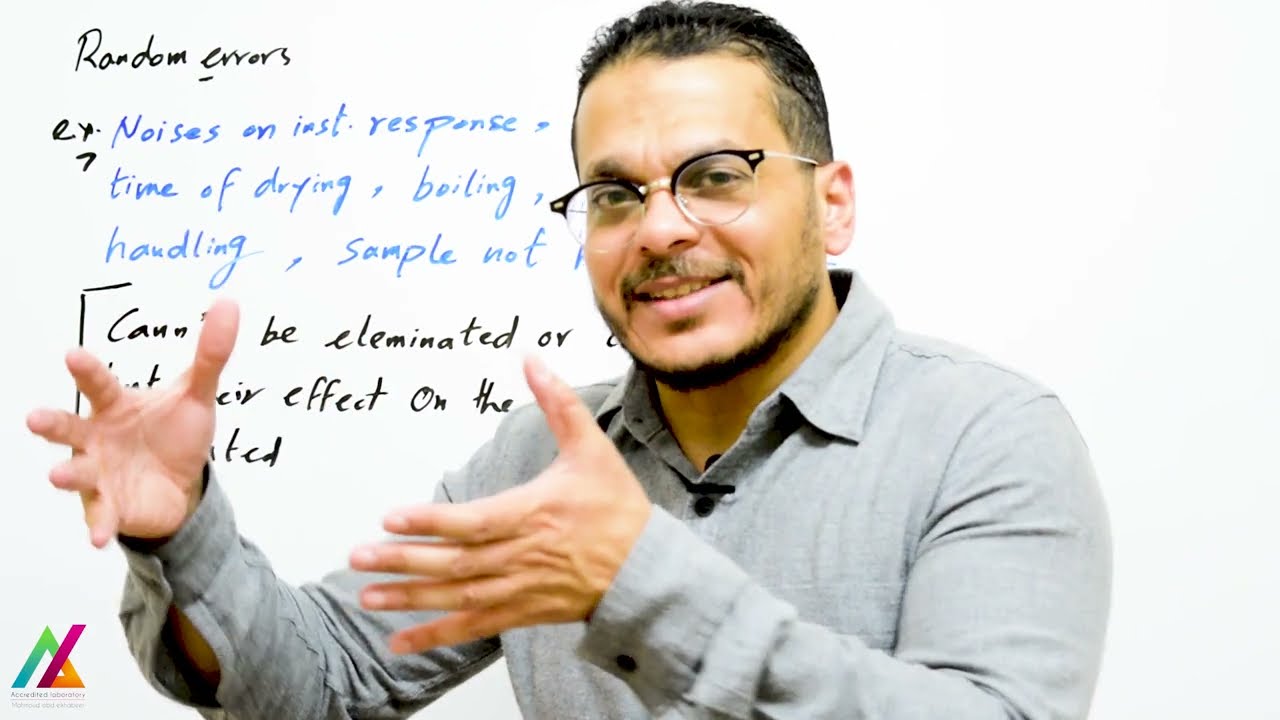The difference between systematic and random errors ( Arabic)
