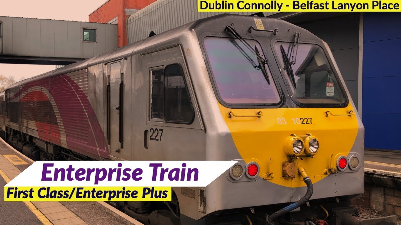 Ireland's Enterprise Train in First Class/Enterprise Plus | Dublin to Belfast