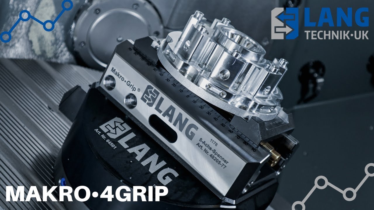 Makro•4Grip from LANG Technik UK allows you to stamp and clamp round billets.