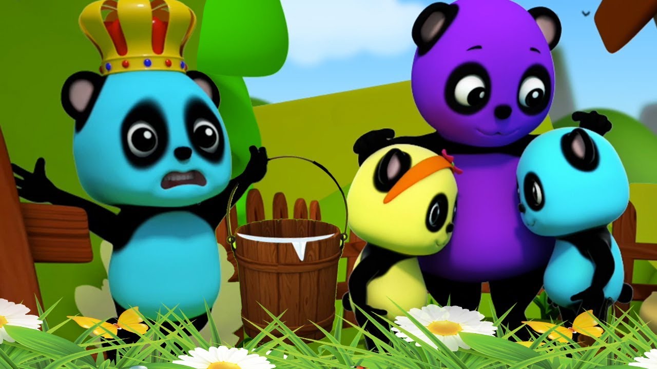 Jack E Jill subiu o morro Rima de berçário Canção Para Crianças Kids Rhymes Bao Panda Jack and Jill