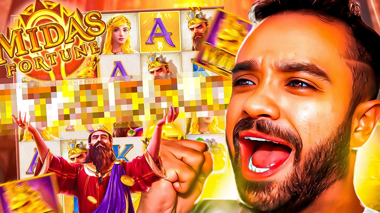 1000 GIROS NO MIDAS FORTUNE ME SURPREENDEU!