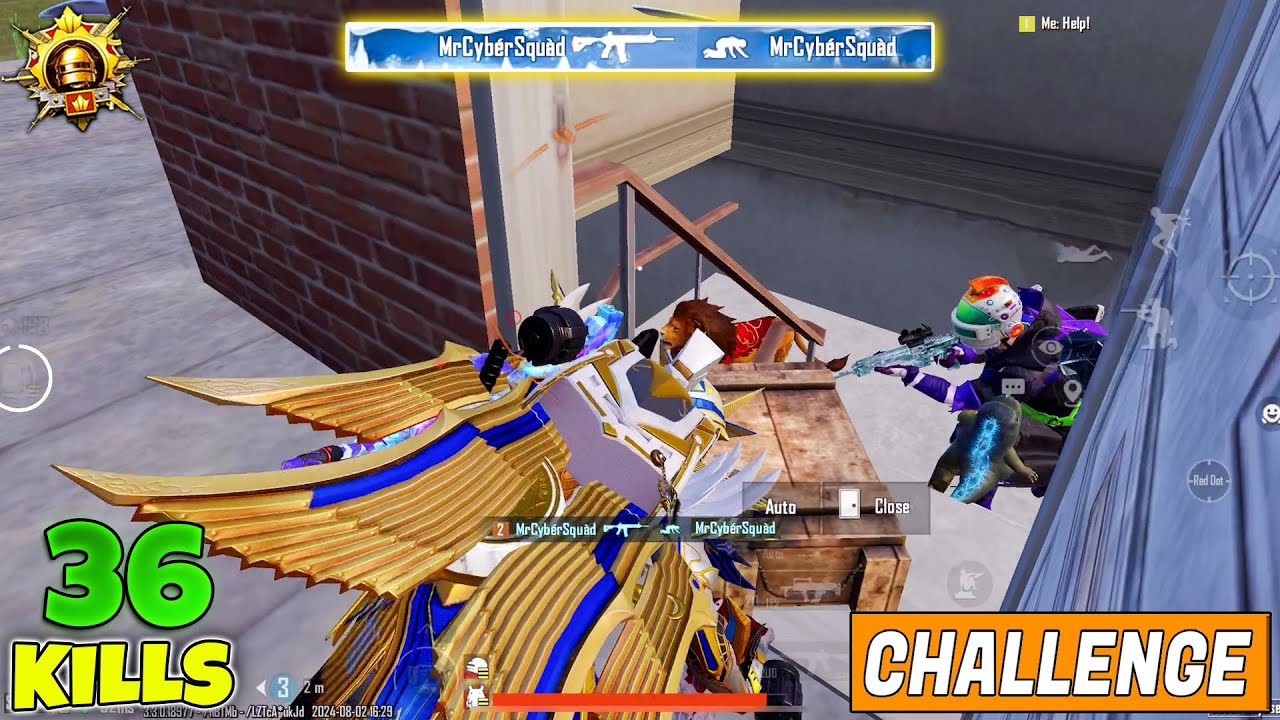 😱 OMG !! MRCYBERSQUAD WITH FOOL JOKER SET CHALLENGED MRCYBERSQUAD & MAX PHARAOH X-SUIT IN BGMI