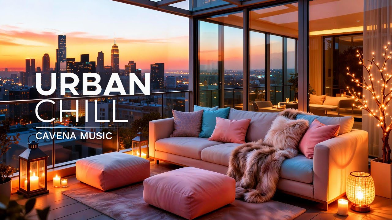 Urban Terrace Chill Mix | Luxury City Lounge Ambience for Deep Focus & Cozy Evenings