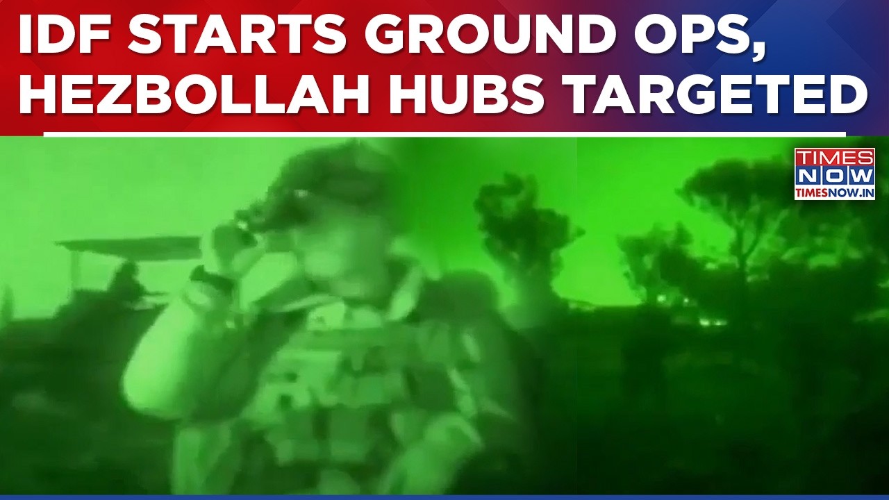 Israel Moves Troops Across Border, Hezbollah Hubs Targeted In South Lebanon | Iran War | Middle East