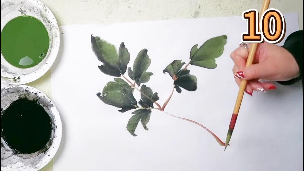 中國傳統書畫藝術_第10課_學畫牡丹_Lesson 10_Learning to Paint Peonies_有字幕 (With subtitles)