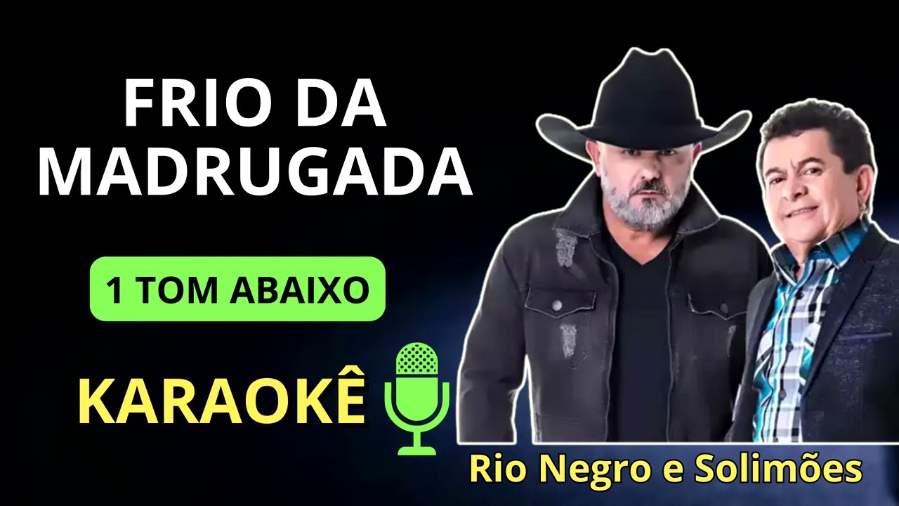 FRIO DA MADRUGADA - Rio negro e Solimões (KARAOKÊ DE VIOLÃO)