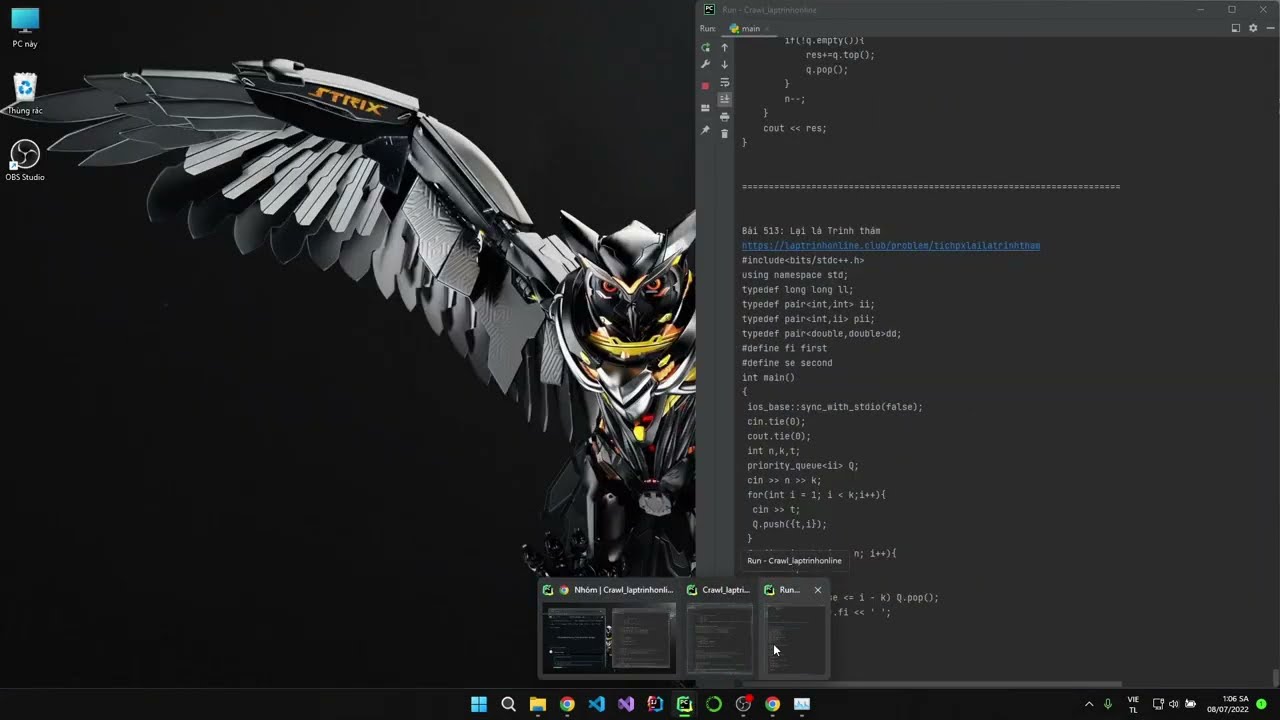 Tool crawl source code web laptrinhonline.club and push to github