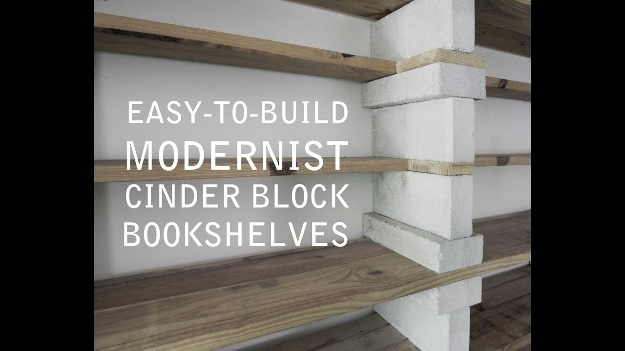 Cinder Block Bookshelves (That Actually Look Good!)