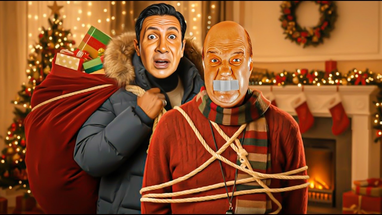 بابا حسني | بطولة حسن حسني وهاني رمزي لما الطلب يجي غلط وتتحول لـ بابا نويل بالغصب 🎅😂