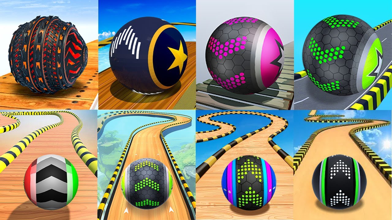 Going Balls VS Action Balls, Rolling Ball Sky Escape, Rollance Adventure Ball, Temple Rolling Balls