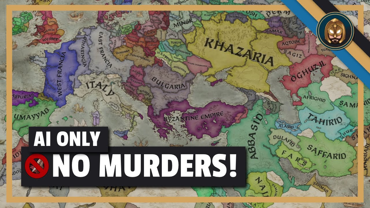 Intriguing | Crusader Kings 3 | Ai Only Timelapse | 867 Start