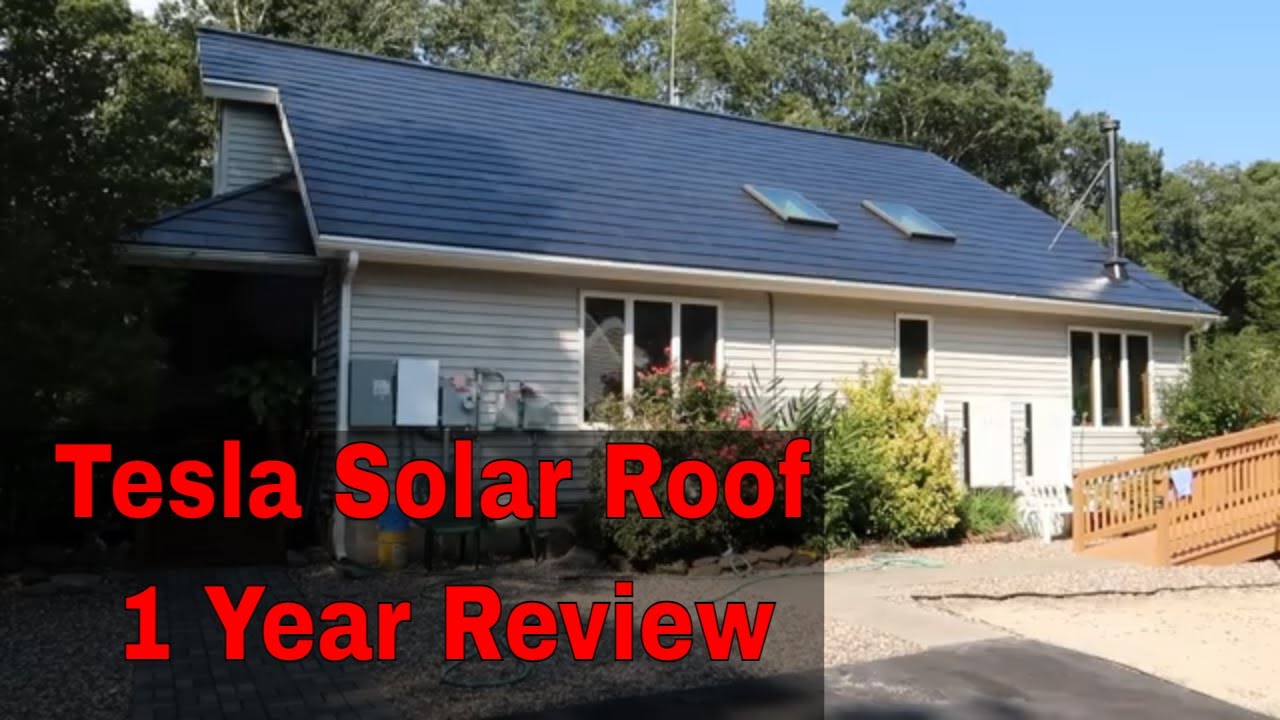 My Tesla Solar Roof After 1 Year  and 4 months of Powerwalls | Review
