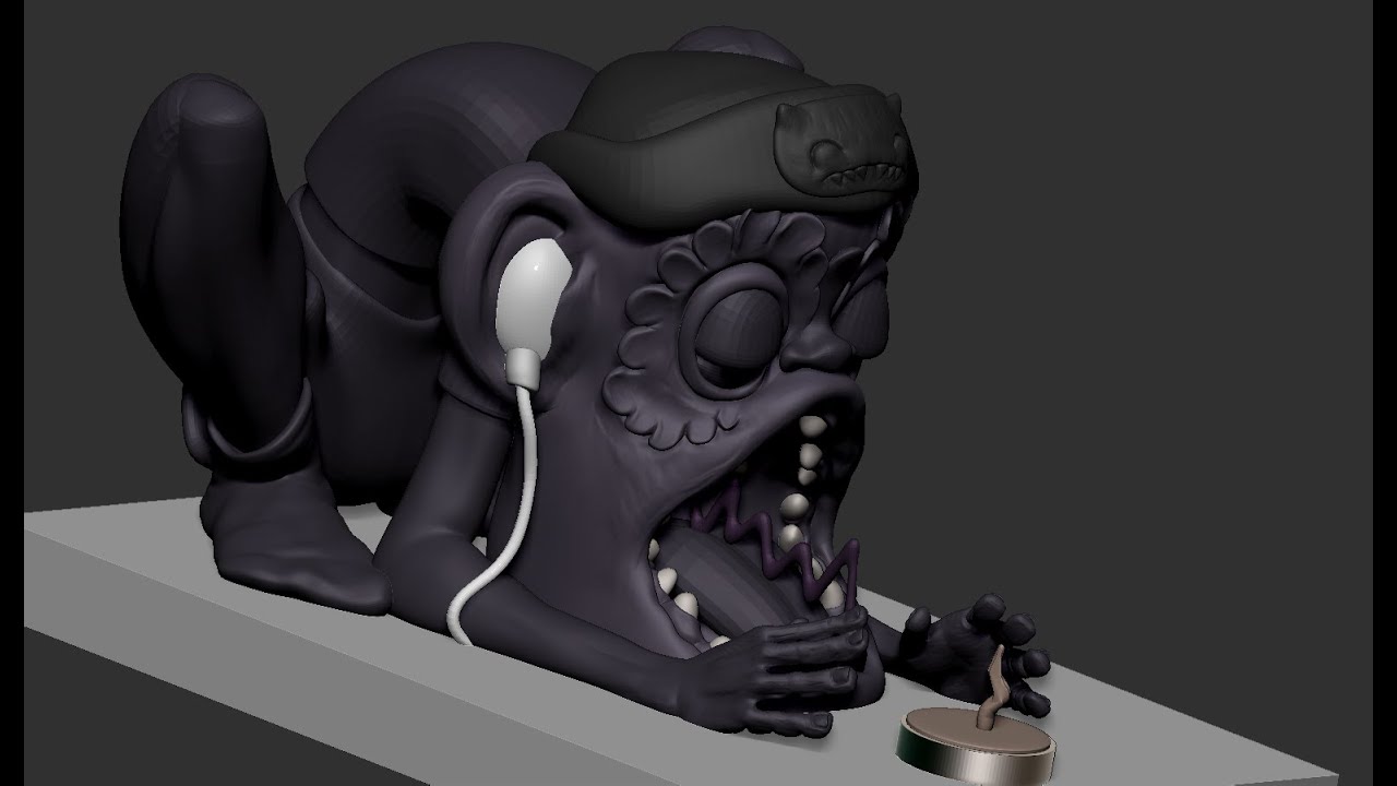 in progress...#oc  #cartoon #sculpt #sketch #zbrush