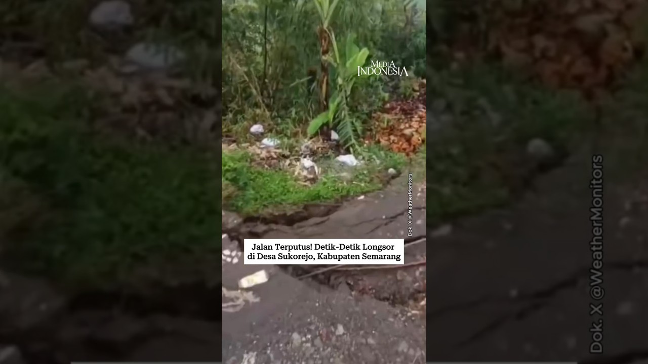 Longsor di Kecamatan Suruh, Akses Jalan Terputus