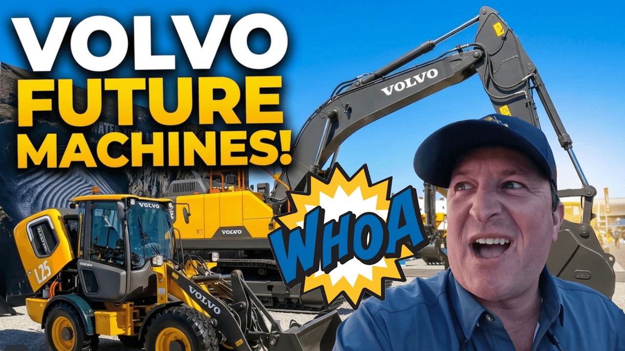 CONEXPO 2026 с Volvo: электрические экскаваторы и звезды золотой лихорадки!