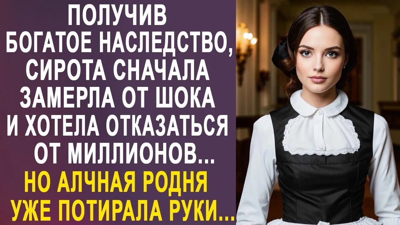 Получив богатое наследство, сирота сначала замерла от шока и хотела отказаться от миллионов