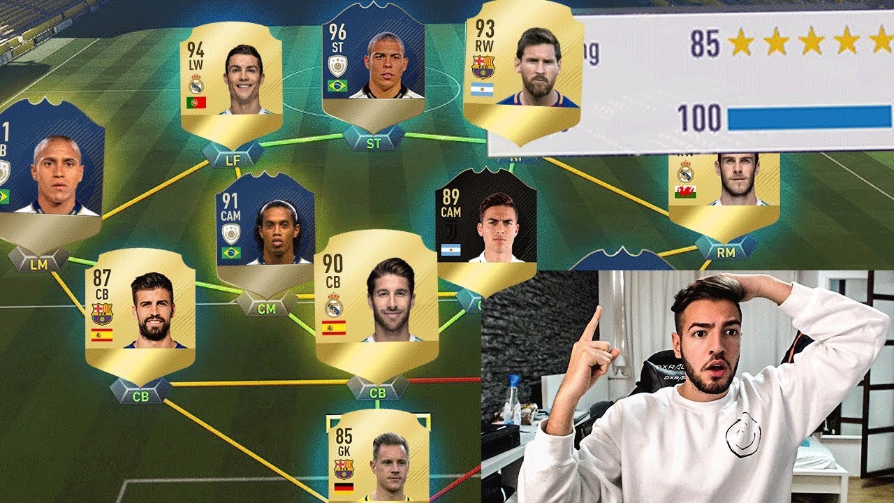FIFA 18 RONALDO + MESSI in 1 FUT DRAFT 😱🔥 Ultimate Team Wakez