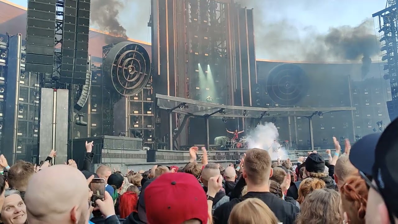 Rammstein - Intro & Rammlied (Helsinki Olympic Stadium, Finland) Europe Stadium Tour 27/05/2023