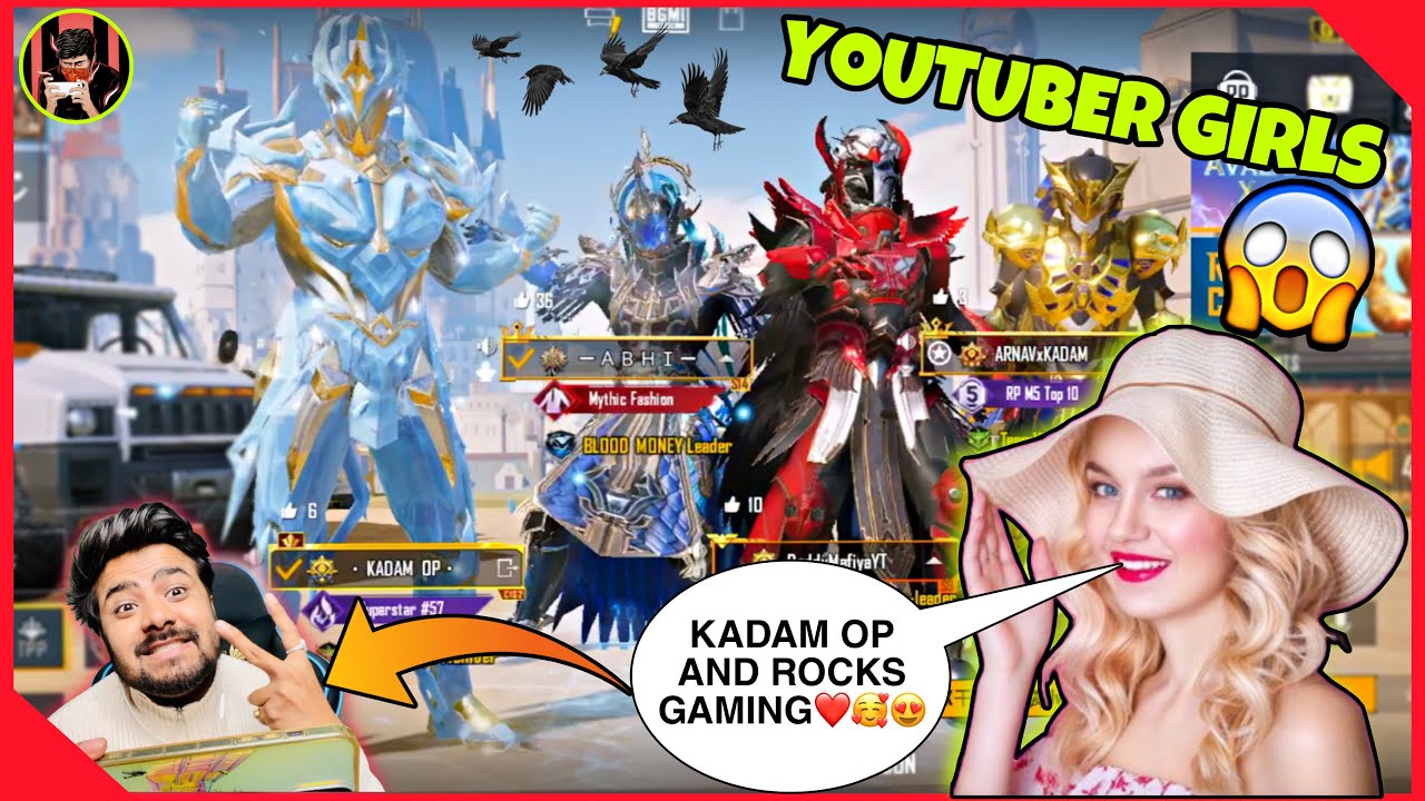 Random 3 Girl's with X-Suit In My Lobby And Trolled 50RP MAX & MYTHIC OUTFITS 90/70 uc can $10 bgmi