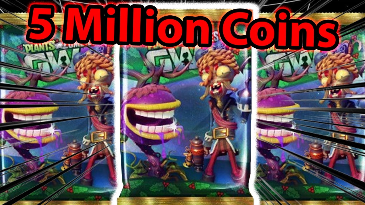 Huge 5 MILLION sticker PACK opening in PvZ GW2 (part 1)