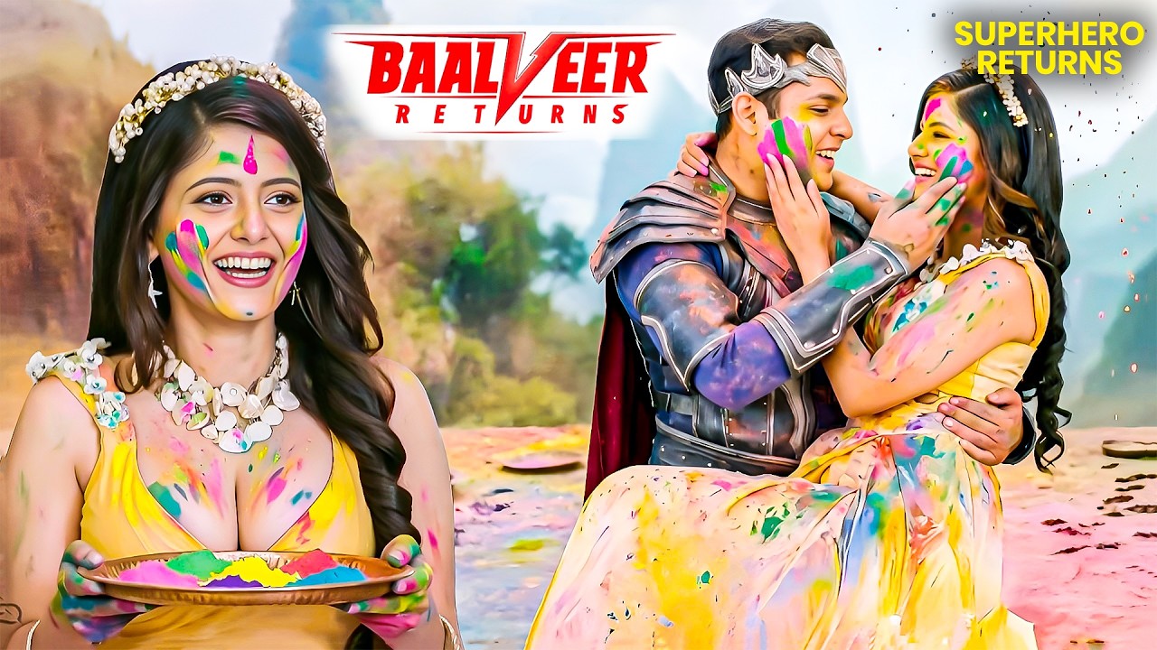 Baalveer ने जमकर मनाई Ananya के साथ होली | Baalveer Returns | Magic Show #devjoshi