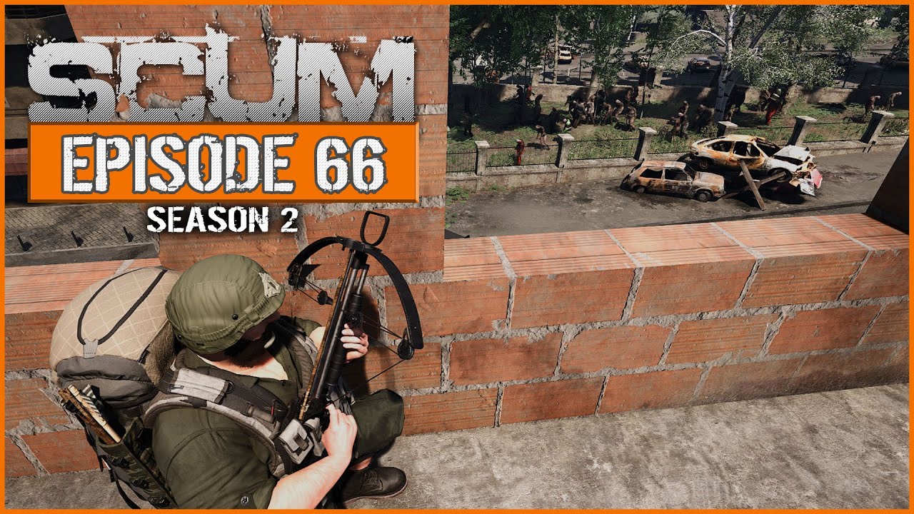 SCUM 0.4 - Ep66 - WHY IS THERE HUGE HORDES IN THE CITY?! - Single-player
