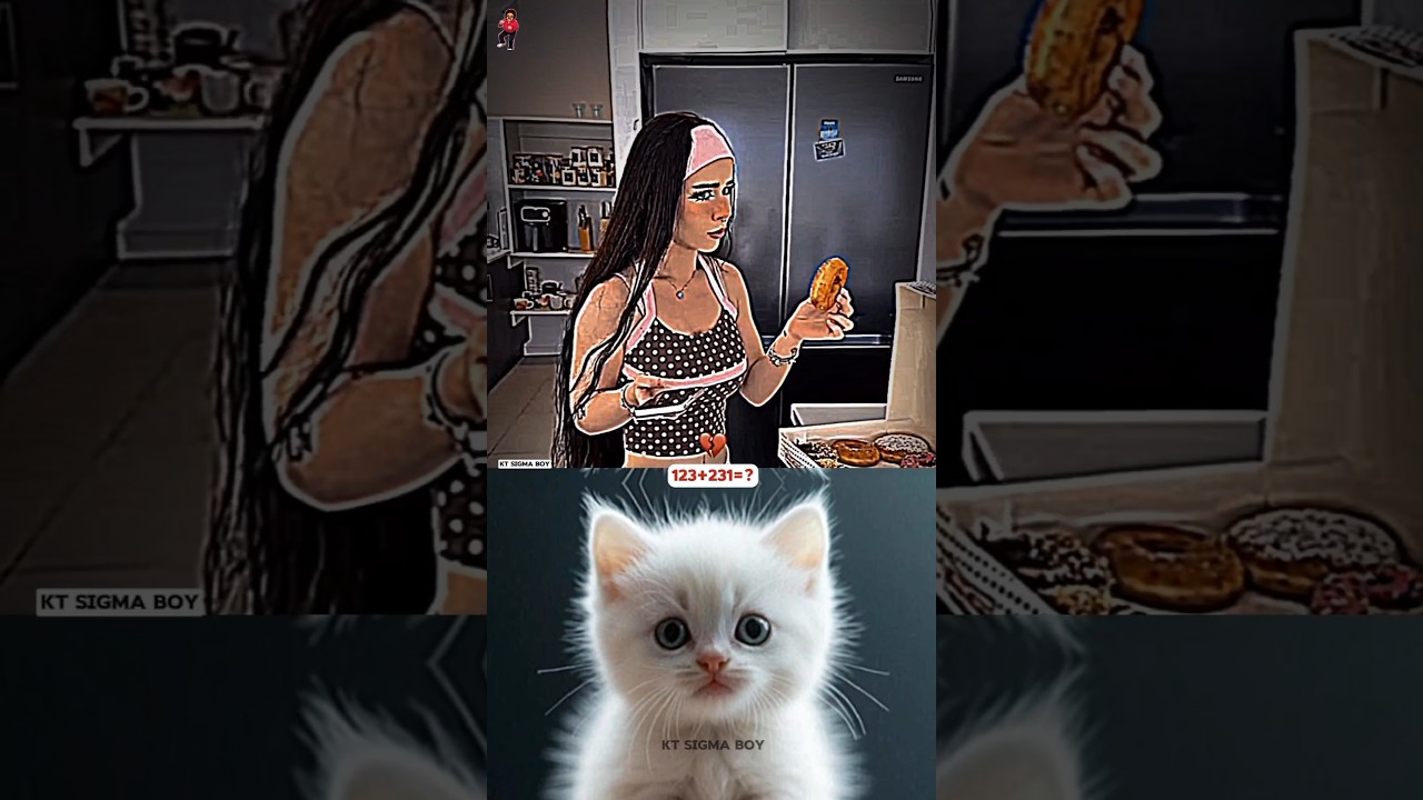 Cat Funny Reaction Day-12 😂🤯 #trending #cat #dance #shorts