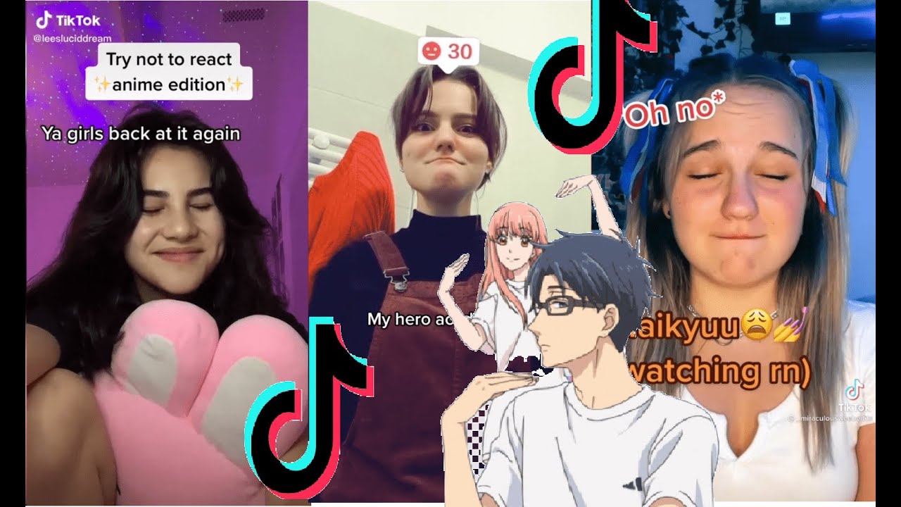 Try Not To React Anime Songs Tik Tok Compilation 2021