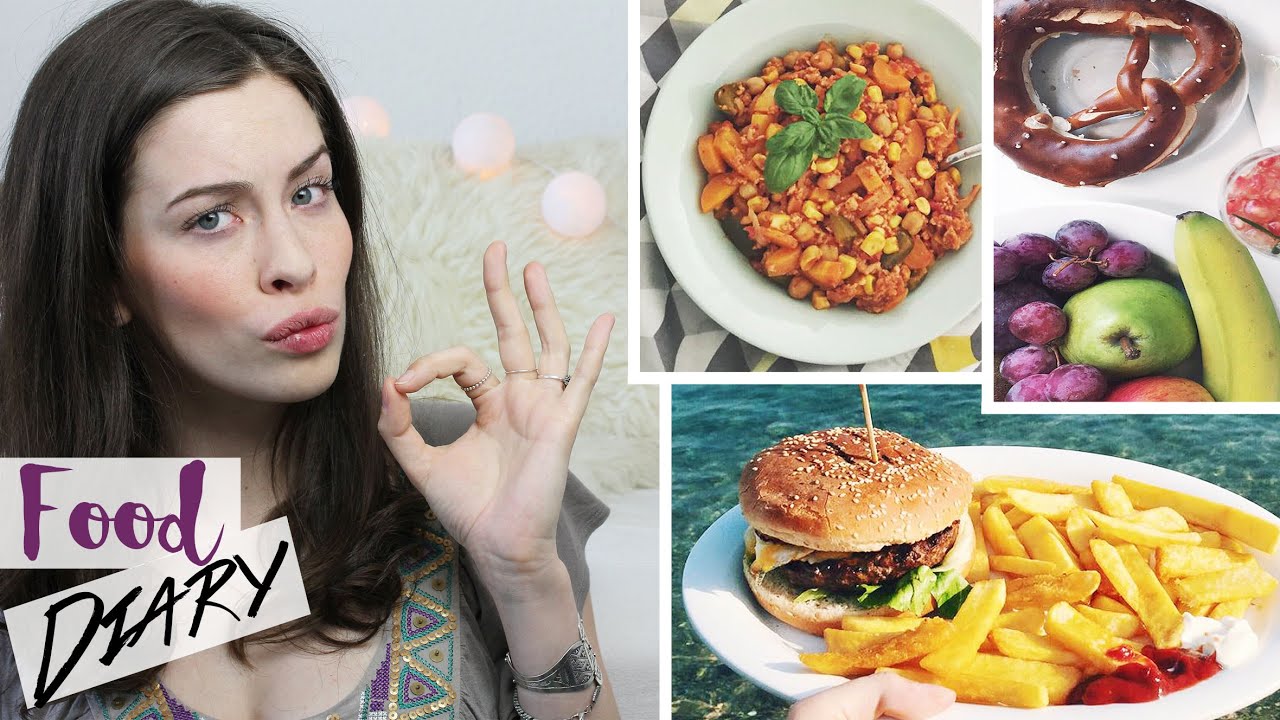 FOOD DIARY #14: Meine ERNÄHRUNG | EINE WOCHE | VEGETARISCH bis FAST FOOD