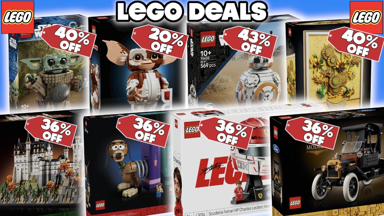 БЕЗУМНЫЕ СКИДКИ НА LEGO! &mdash; ДО 43% НА НОВИНКИ!