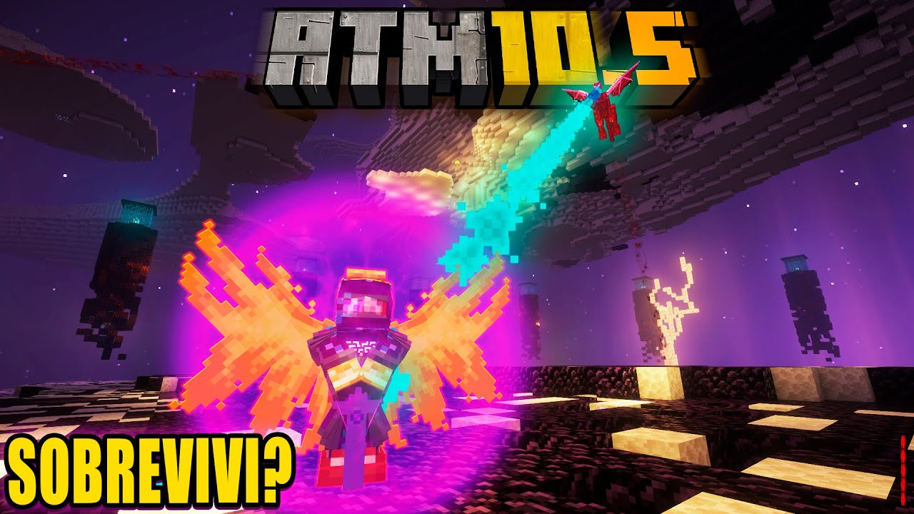 O DESAFIO DE TANKAR O LASER DO DRACONIC EVOLUTION! #ATM10.5 HARDCORE EP 41!
