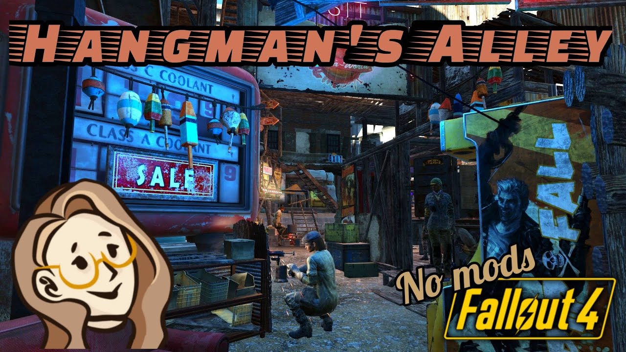 Fallout 4: Hangman's Alley Settlement Build (no mods)