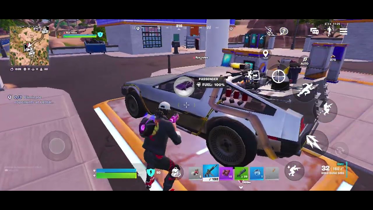 Playing Fortnite with my friend 