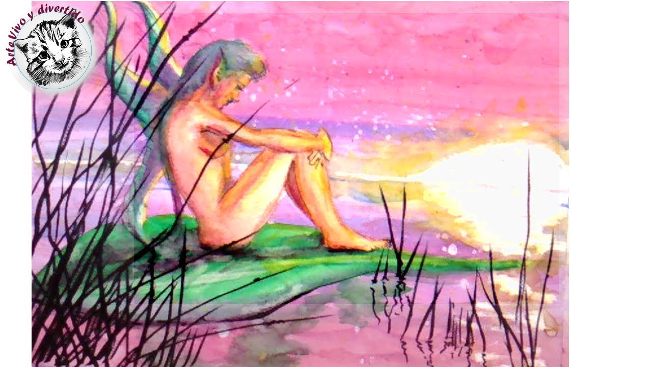 Cómo Pintar con Acuarela: PIntando un Hada