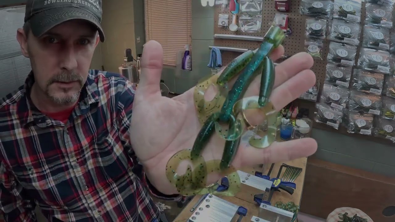 Soft Plastic Bait Making—Two Color Options—What’s in the Molds Tonight.