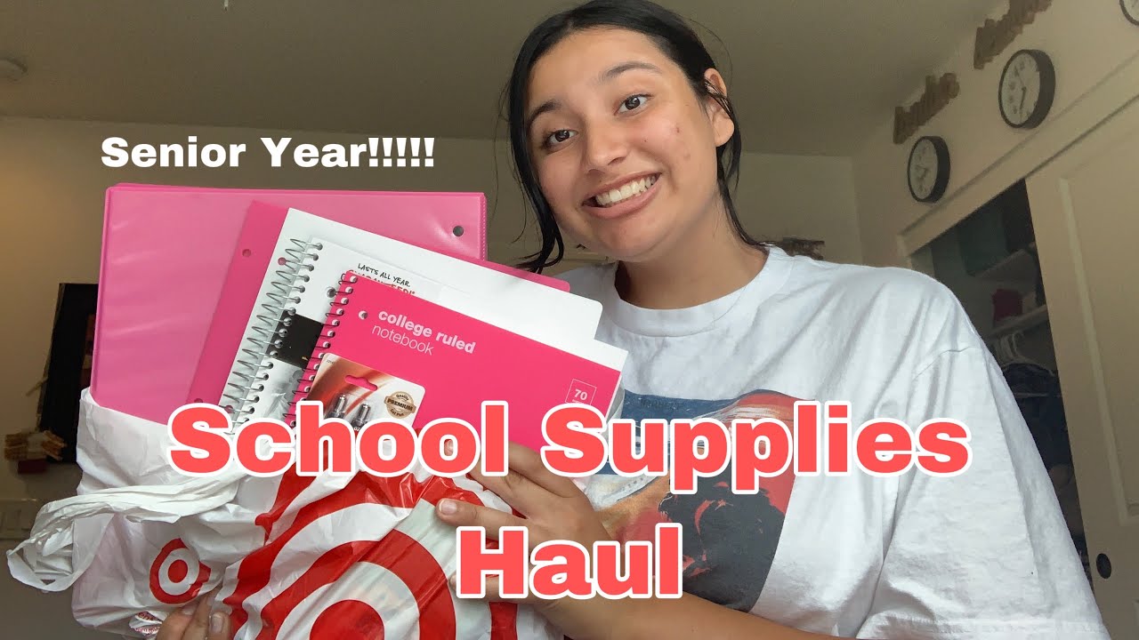 Back to School Supplies Haul 2021 *Senior Year*