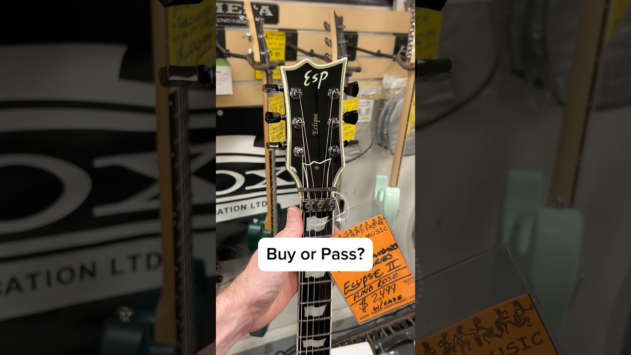 Buy or Pass? ESP Eclipse Standard Series #esp #espguitars #especlipse #floyd #floydrose #guitar #fyp
