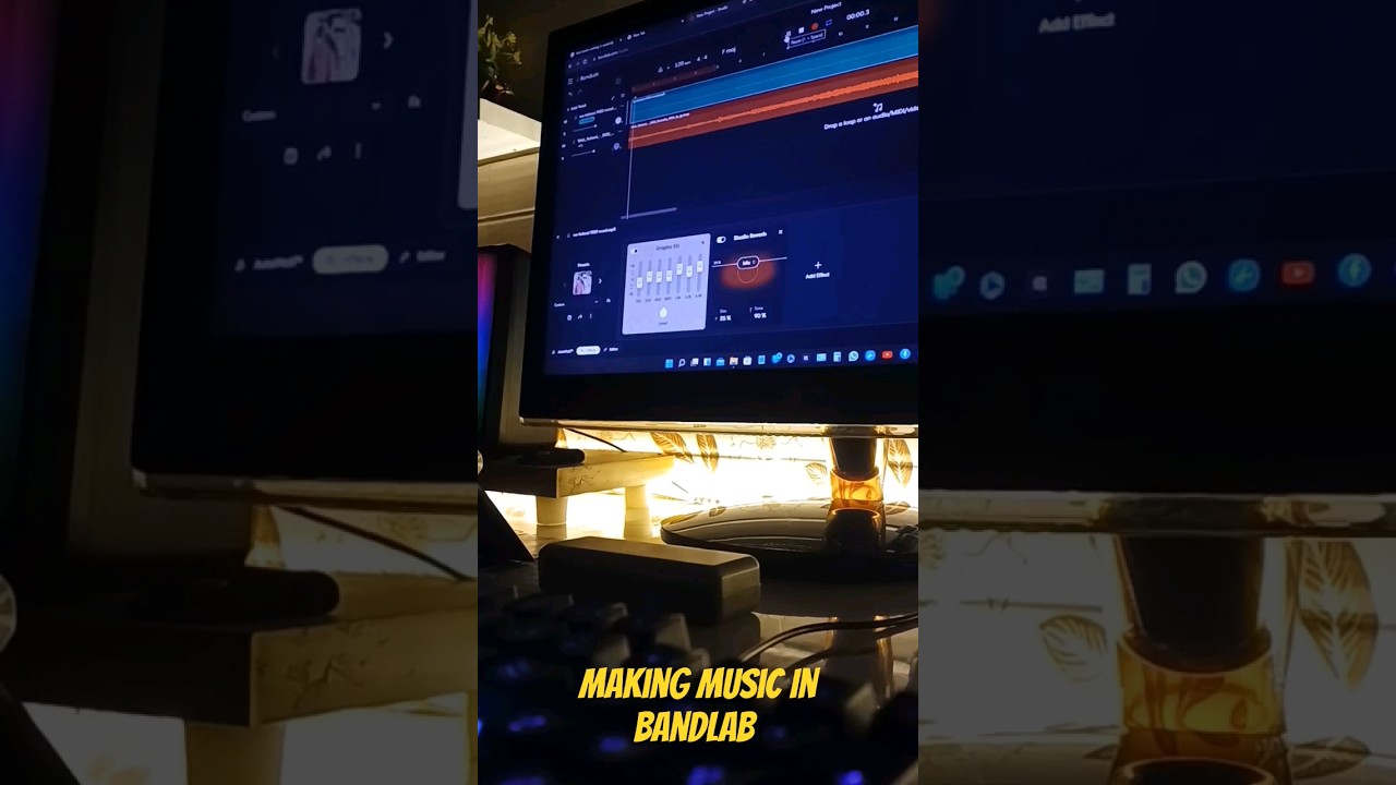 Making Music In bandlab Music Software #bandlab #music #makingmusic #band #rizwansaifirockstar #tune