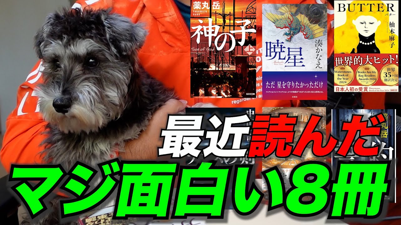 【おすすめ本全8冊】最近読んだマジで良い本を紹介！1週間で4冊読む本好きがおすすめ本を語ります！#小説オーディブル #読書 #ミステリー #おすすめ本 #ミニチュアシュナウザー